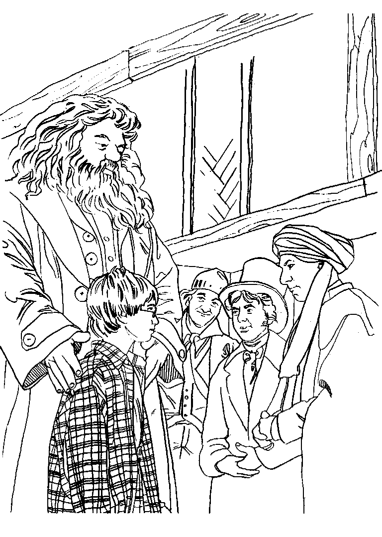 Kids-n-fun.com | Create personal coloring page of Harry Potter and the ...